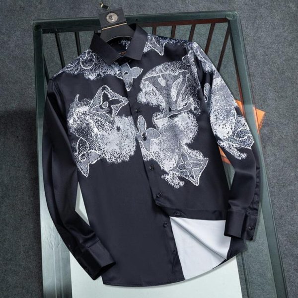 designer,replica,clothing,fake,1:1,lv,luxury,high quality Louis Vuitton long-sleeved shirt (6E28)