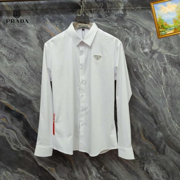 designer,replica,clothing,fake,1:1,lv,luxury,high quality Prada long-sleeved shirt (662B)
