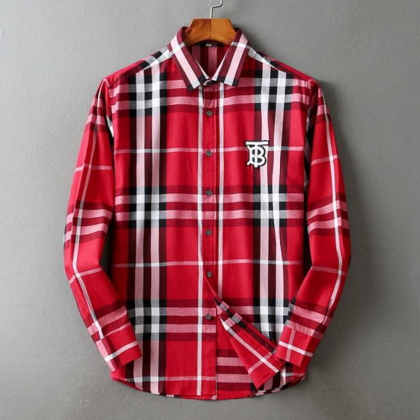 designer,replica,clothing,fake,1:1,lv,luxury,high quality Burberry Long-Sleeve Shirt (18D3)