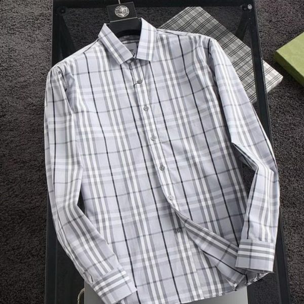 designer,replica,clothing,fake,1:1,lv,luxury,high quality Burberry Long-Sleeve Shirt (4D05)