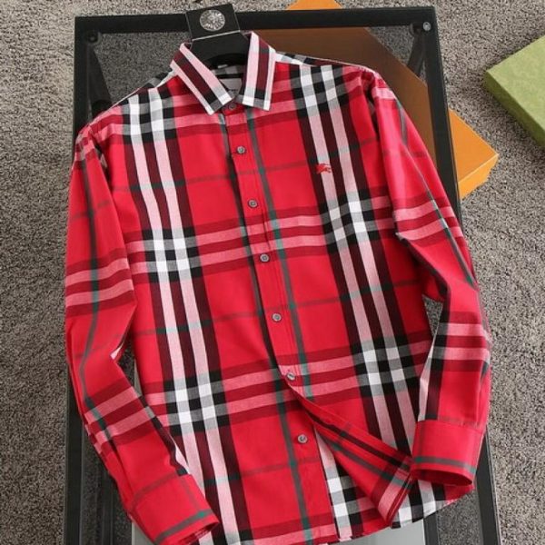 designer,replica,clothing,fake,1:1,lv,luxury,high quality Burberry Long-Sleeve Shirt (57B0)