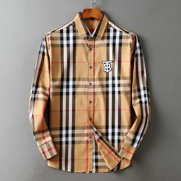 designer,replica,clothing,fake,1:1,lv,luxury,high quality Burberry Long-Sleeve Shirt (9CC3)
