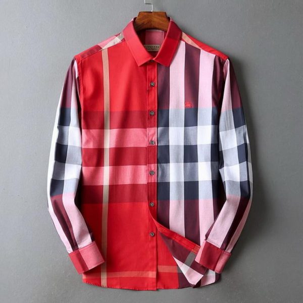 designer,replica,clothing,fake,1:1,lv,luxury,high quality Burberry Long-Sleeve Shirt (BBD3)