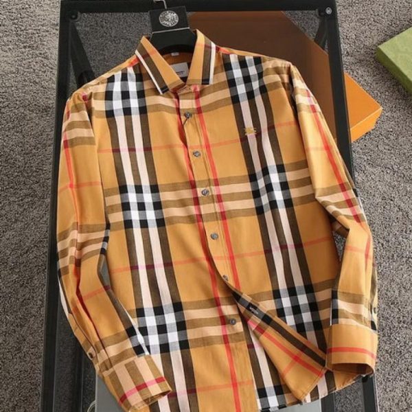 designer,replica,clothing,fake,1:1,lv,luxury,high quality Burberry Long-Sleeve Shirt (C0B9)