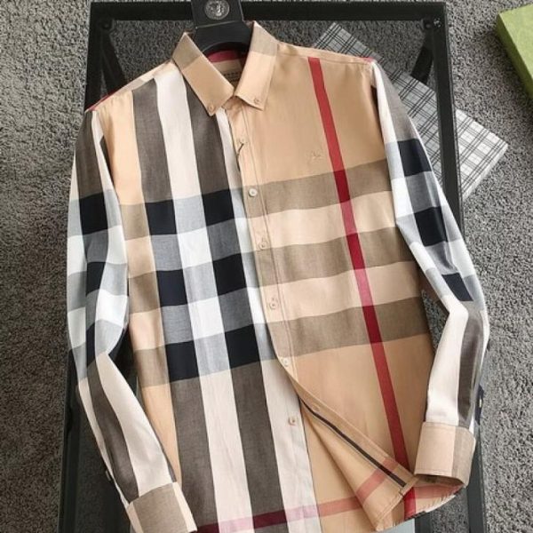 designer,replica,clothing,fake,1:1,lv,luxury,high quality Burberry Long-Sleeve Shirt (C106)