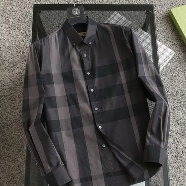 designer,replica,clothing,fake,1:1,lv,luxury,high quality Burberry Long-Sleeve Shirt (D9C1)