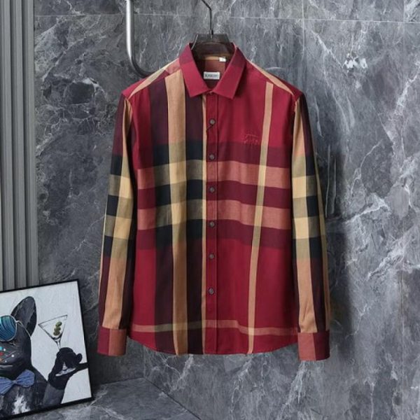 designer,replica,clothing,fake,1:1,lv,luxury,high quality Burberry Long-Sleeve Shirt (DAE7)