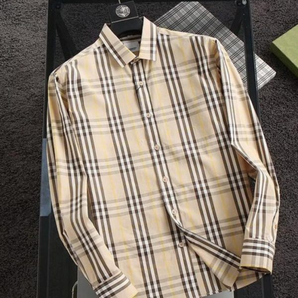 designer,replica,clothing,fake,1:1,lv,luxury,high quality Burberry Long-Sleeve Shirt (DBAF)