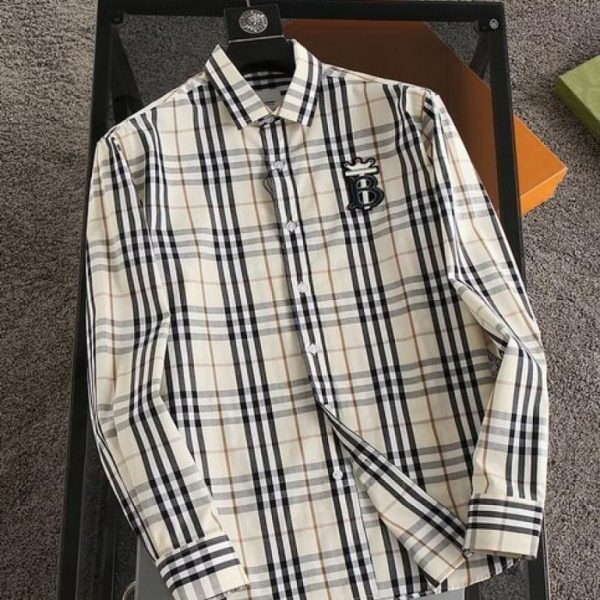 designer,replica,clothing,fake,1:1,lv,luxury,high quality Burberry Long-Sleeve Shirt (FDC6)