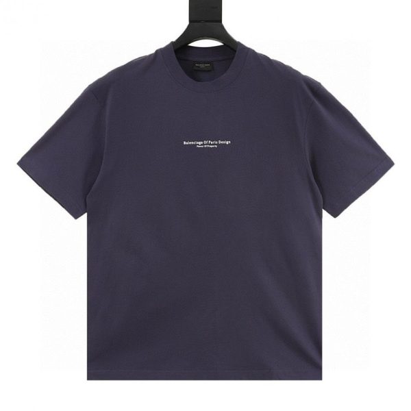 designer,replica,clothing,fake,1:1,lv,luxury,high quality Balenciaga front and back letter print short-sleeved T-shirt (F990)