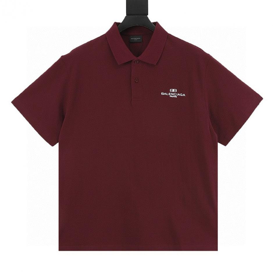 designer,replica,clothing,fake,1:1,lv,luxury,high quality Balenciaga short-sleeved polo shirt with double B embroidery (151D) designer,replica,clothing,fake,1:1,lv,luxury,high quality Balenciaga short-sleeved polo shirt with double B embroidery (151D)