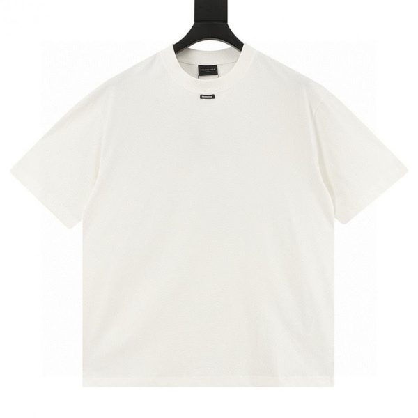 designer,replica,clothing,fake,1:1,lv,luxury,high quality Balenciaga Simple Label Short-Sleeve T-Shirt (77E6)