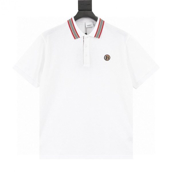 designer,replica,clothing,fake,1:1,lv,luxury,high quality BURBERRY short-sleeved polo shirt with small embroidered chest (D241)