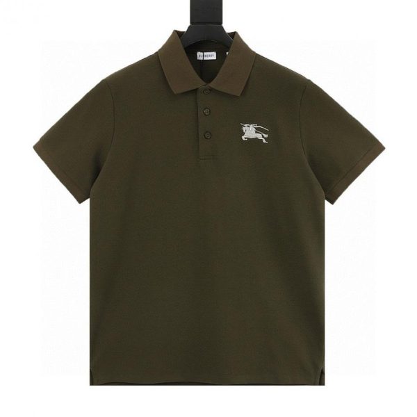 designer,replica,clothing,fake,1:1,lv,luxury,high quality BURBERRY Short-Sleeve Polo Shirt with Embroidered Horse on Chest (DD08)