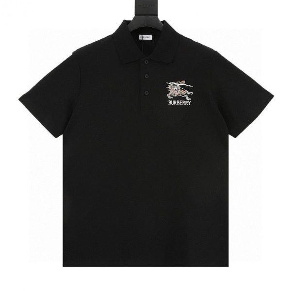 designer,replica,clothing,fake,1:1,lv,luxury,high quality BURBERRY New Check Embroidered Horse Short-Sleeve Polo Shirt (6C10)