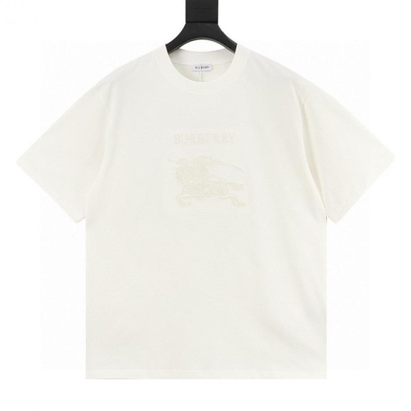 designer,replica,clothing,fake,1:1,lv,luxury,high quality BURBERRY Equestrian Embroidered Rider Short-Sleeve T-Shirt (B338)