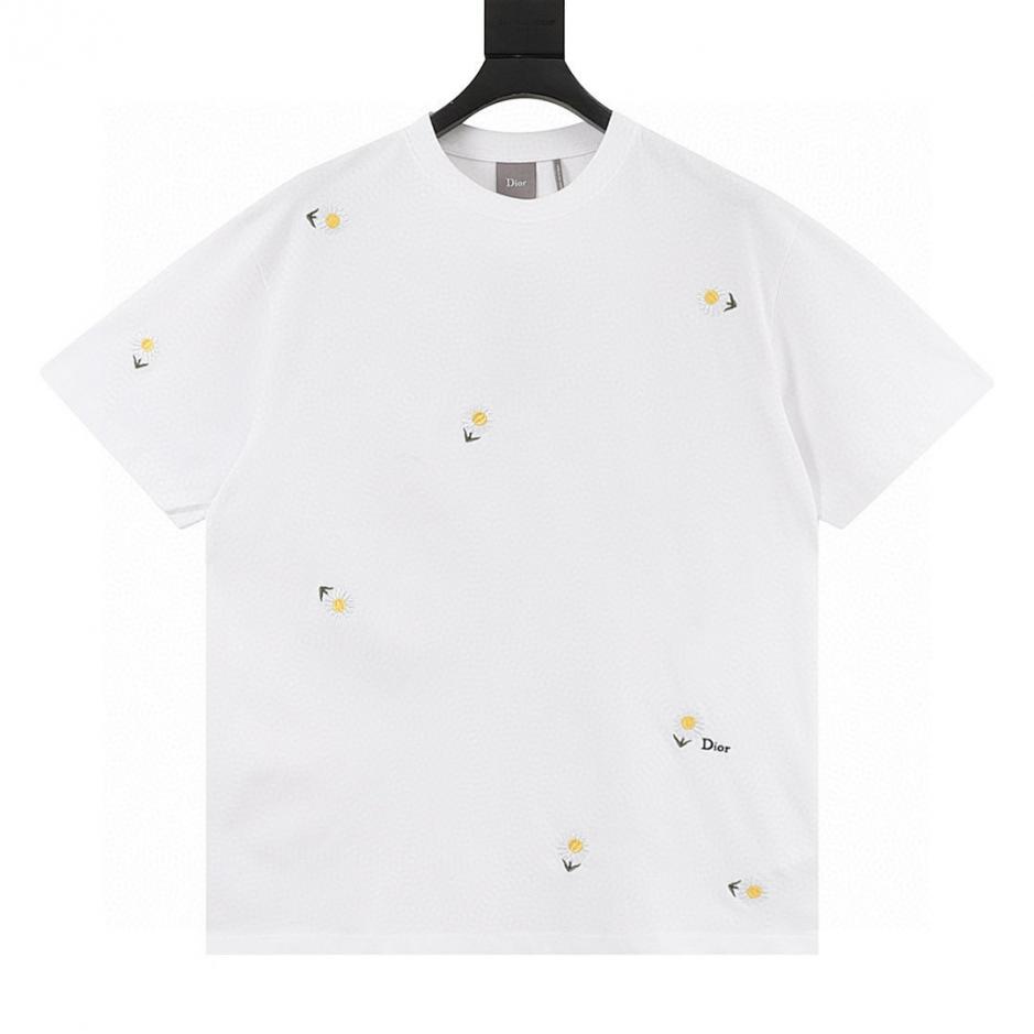 designer,replica,clothing,fake,1:1,lv,luxury,high quality DIOR all-over daisy embroidery short-sleeved T-shirt (A36A) designer,replica,clothing,fake,1:1,lv,luxury,high quality DIOR all-over daisy embroidery short-sleeved T-shirt (A36A)