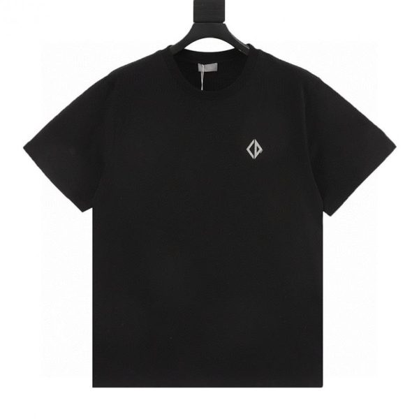 designer,replica,clothing,fake,1:1,lv,luxury,high quality DIOR diamond-pattern reflective short-sleeved T-shirt (17AD)