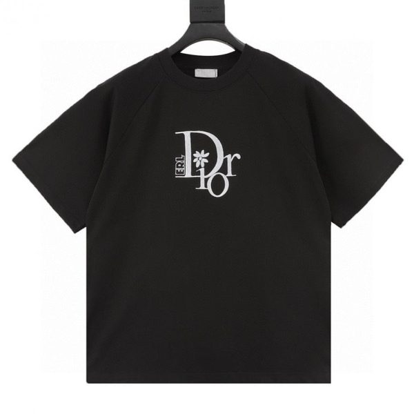 designer,replica,clothing,fake,1:1,lv,luxury,high quality DIOR by ERL collaboration embroidered short-sleeved T-shirt (C041)