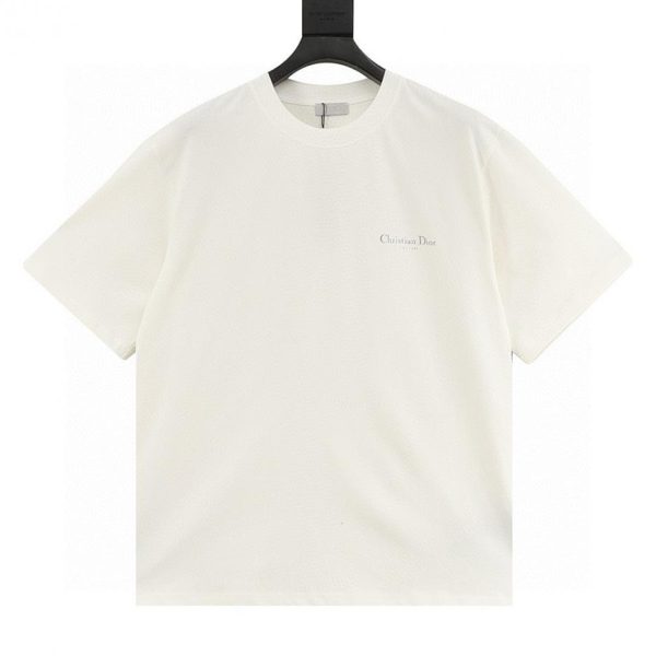 designer,replica,clothing,fake,1:1,lv,luxury,high quality DIOR Classic Lettering Short-Sleeve T-Shirt (4BC9)