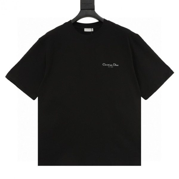 designer,replica,clothing,fake,1:1,lv,luxury,high quality DIOR Classic Lettering Short-Sleeve T-Shirt (FBE3)