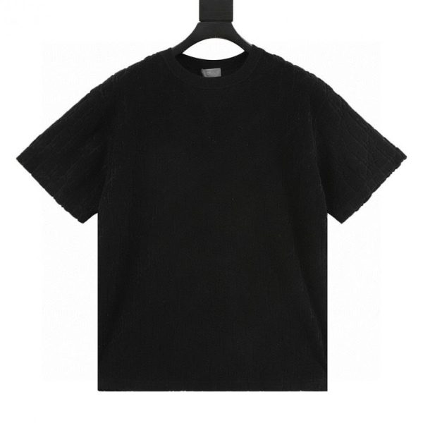 designer,replica,clothing,fake,1:1,lv,luxury,high quality DIOR Obliave Classic Jacquard All-over Letter Print Short-Sleeve T-Shirt (1626)