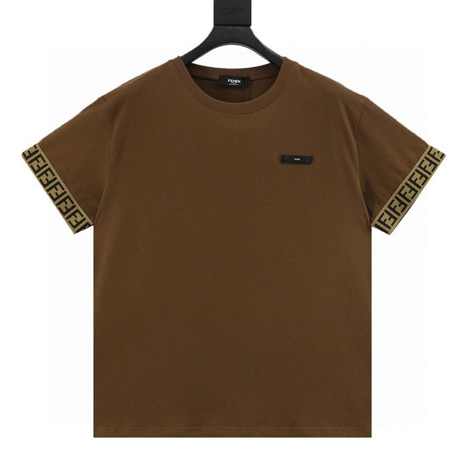 designer,replica,clothing,fake,1:1,lv,luxury,high quality FENDI Logo Webbing Short-Sleeve T-Shirt (51E6) designer,replica,clothing,fake,1:1,lv,luxury,high quality FENDI Logo Webbing Short-Sleeve T-Shirt (51E6)