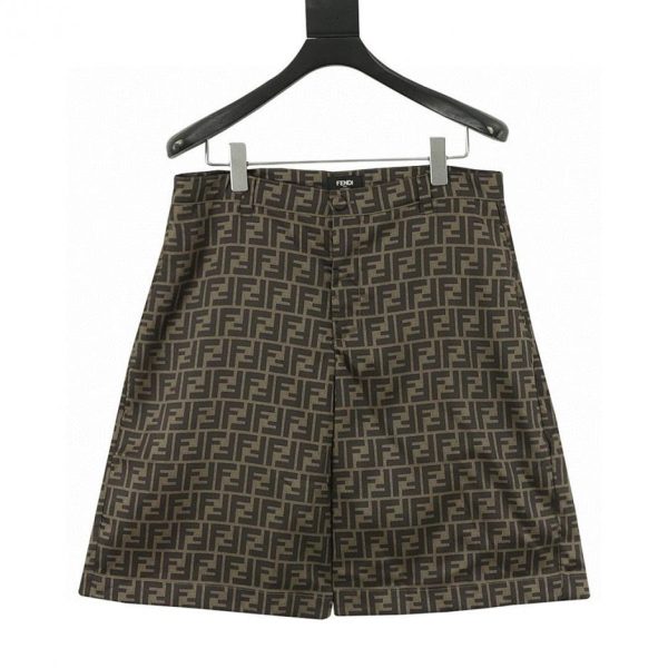 designer,replica,clothing,fake,1:1,lv,luxury,high quality FENDI Full-Length FF Suit Shorts (4C8B)