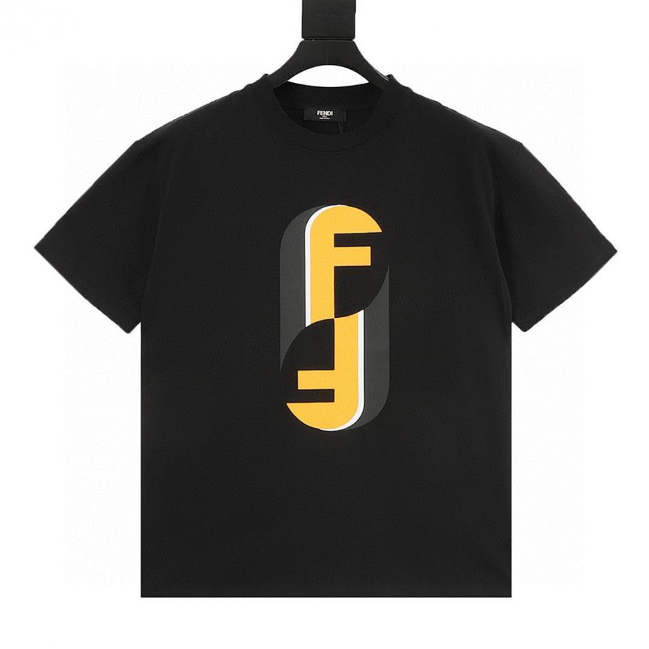 designer,replica,clothing,fake,1:1,lv,luxury,high quality Fendi FF logo print short-sleeved T-shirt (41DE) designer,replica,clothing,fake,1:1,lv,luxury,high quality Fendi FF logo print short-sleeved T-shirt (41DE)