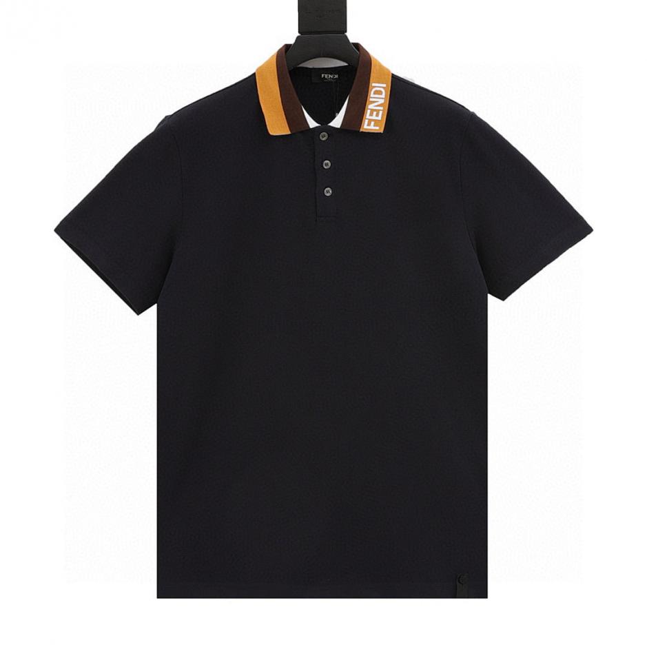 designer,replica,clothing,fake,1:1,lv,luxury,high quality Fendi short-sleeved polo shirt with lettering and woven ribbon at the neckline (70DC) designer,replica,clothing,fake,1:1,lv,luxury,high quality Fendi short-sleeved polo shirt with lettering and woven ribbon at the neckline (70DC)