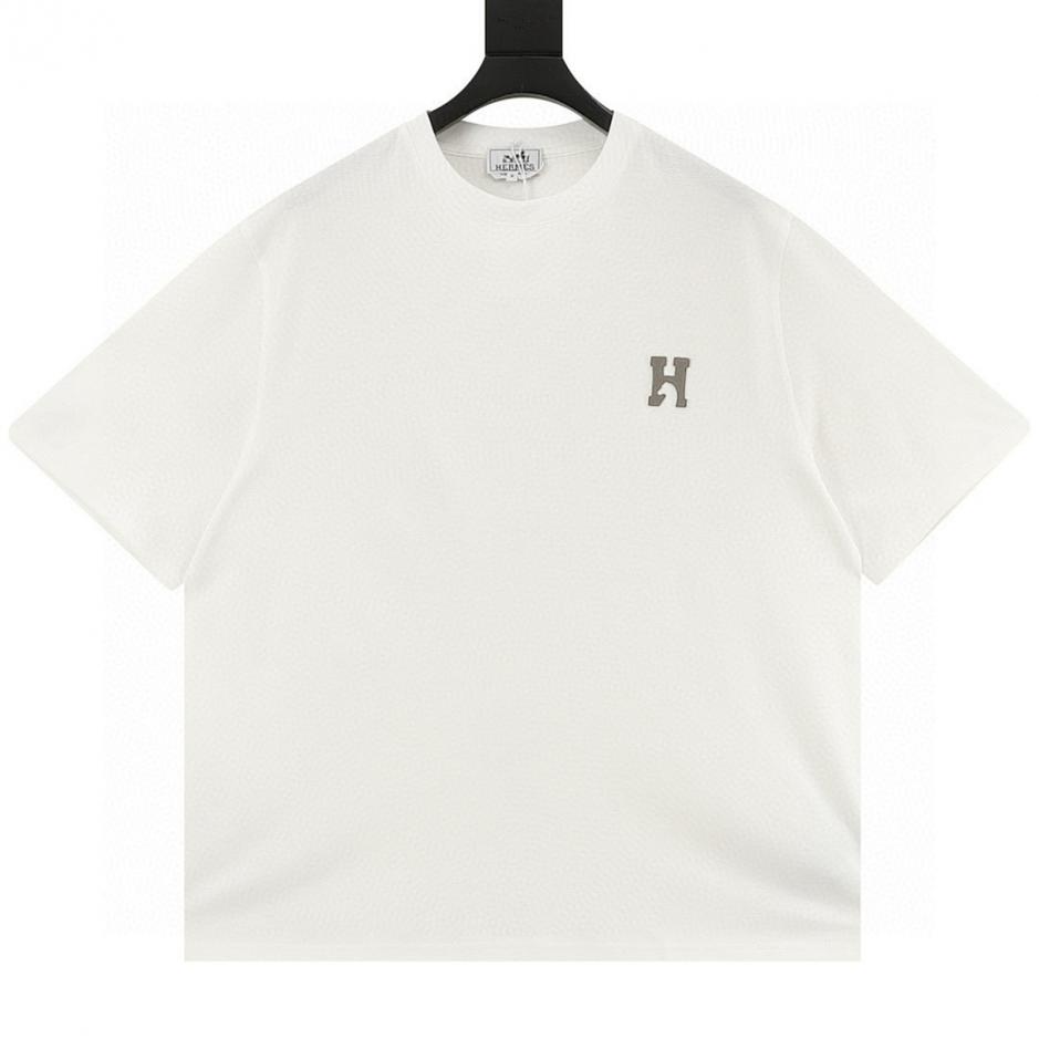 designer,replica,clothing,fake,1:1,lv,luxury,high quality HERMES Genuine Leather H-Letter Patchwork Short-Sleeve T-Shirt (6D3D) designer,replica,clothing,fake,1:1,lv,luxury,high quality HERMES Genuine Leather H-Letter Patchwork Short-Sleeve T-Shirt (6D3D)