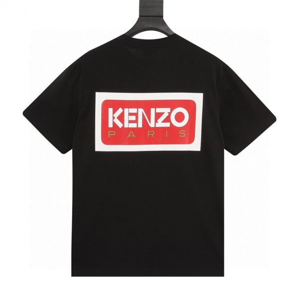 designer,replica,clothing,fake,1:1,lv,luxury,high quality KENZO Short-Sleeve T-Shirt with Back Lettering (300D)