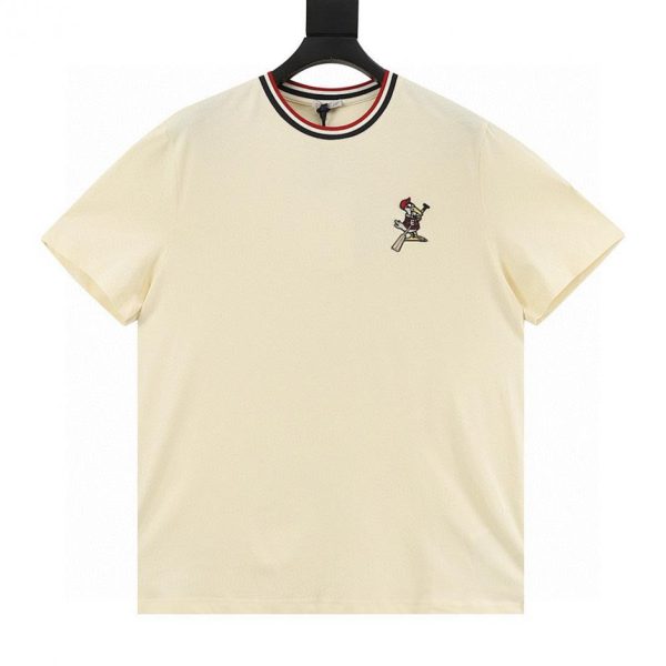 designer,replica,clothing,fake,1:1,lv,luxury,high quality MONCLER Duck Patchwork Short-Sleeve T-Shirt (0D1E)