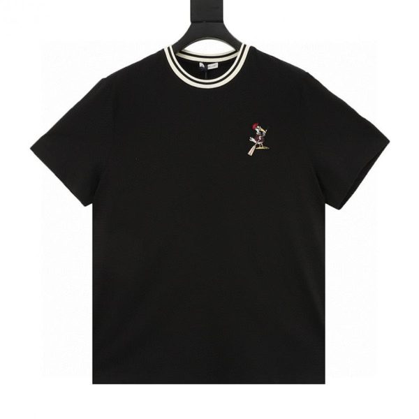 designer,replica,clothing,fake,1:1,lv,luxury,high quality MONCLER Duck Patchwork Short-Sleeve T-Shirt (B2FE)