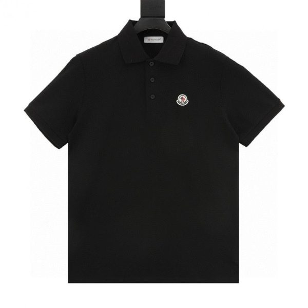 designer,replica,clothing,fake,1:1,lv,luxury,high quality Moncler Classic Logo Short-Sleeve Polo Shirt (4F4E)