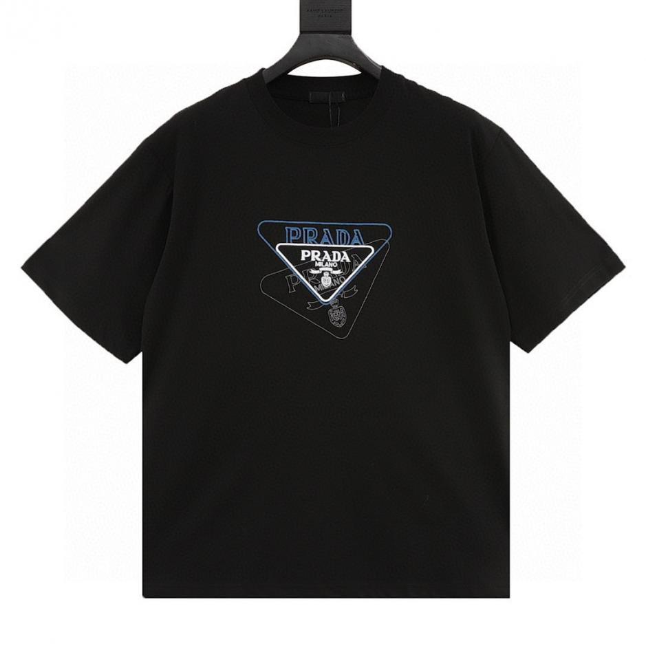 designer,replica,clothing,fake,1:1,lv,luxury,high quality PRADA Overlapping Triangle Logo Color-Blocked Embroidered Short-Sleeve T-Shirt (0439) designer,replica,clothing,fake,1:1,lv,luxury,high quality PRADA Overlapping Triangle Logo Color-Blocked Embroidered Short-Sleeve T-Shirt (0439)