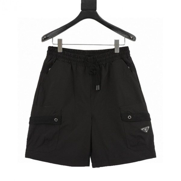 designer,replica,clothing,fake,1:1,lv,luxury,high quality PRADA Multi-Pocket Logo Shorts (45A8)