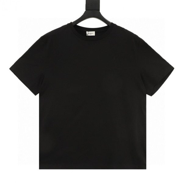 designer,replica,clothing,fake,1:1,lv,luxury,high quality SAINT LAURENT Solid Color Logo Short-Sleeve T-Shirt (3D76)