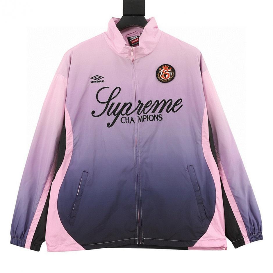 designer,replica,clothing,fake,1:1,lv,luxury,high quality Supreme Umbro Collaboration FW25 WEEK8 Gradient Track Jacket with Gradient Design, Embroidered Logo, Zip-Up Jacket (D22F) designer,replica,clothing,fake,1:1,lv,luxury,high quality Supreme Umbro Collaboration FW25 WEEK8 Gradient Track Jacket with Gradient Design, Embroidered Logo, Zip-Up Jacket (D22F)