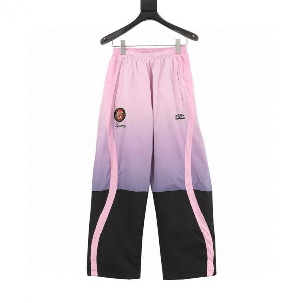 designer,replica,clothing,fake,1:1,lv,luxury,high quality Supreme Umbro Collaboration FW25 WEEK8 Gradient Track Jacket with Gradient Design and Embroidered Logo (3ADE)