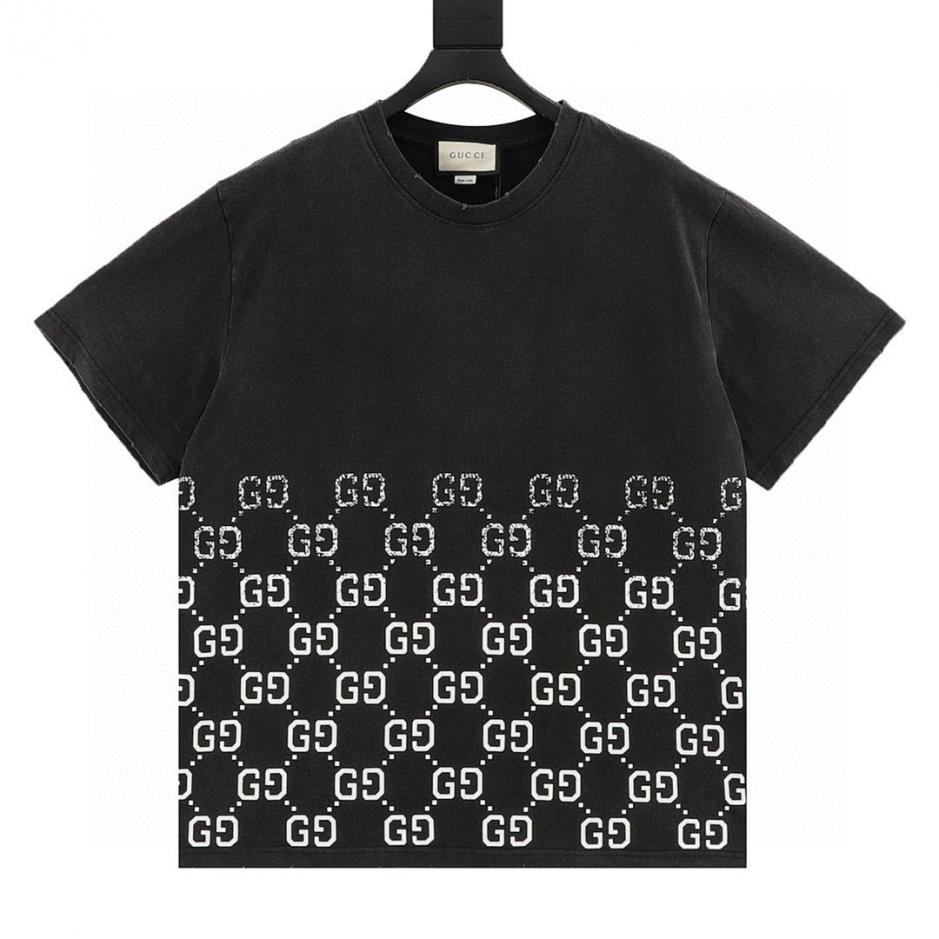 designer,replica,clothing,fake,1:1,lv,luxury,high quality GUCCI Double GG Print Gradient Couple Short-Sleeve T-Shirt (A831) designer,replica,clothing,fake,1:1,lv,luxury,high quality GUCCI Double GG Print Gradient Couple Short-Sleeve T-Shirt (A831)