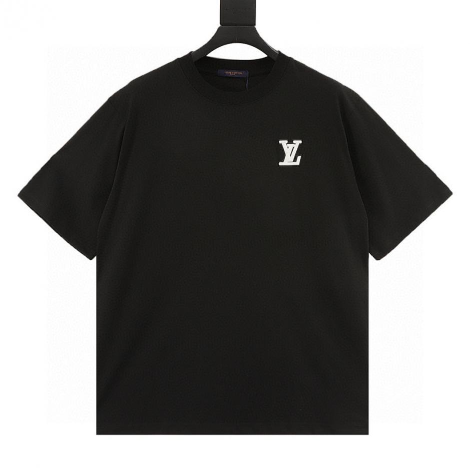 designer,replica,clothing,fake,1:1,lv,luxury,high quality Louis Vuitton Short-Sleeve T-Shirt with 3D Embroidered Logo on the Chest (4F3A) designer,replica,clothing,fake,1:1,lv,luxury,high quality Louis Vuitton Short-Sleeve T-Shirt with 3D Embroidered Logo on the Chest (4F3A)