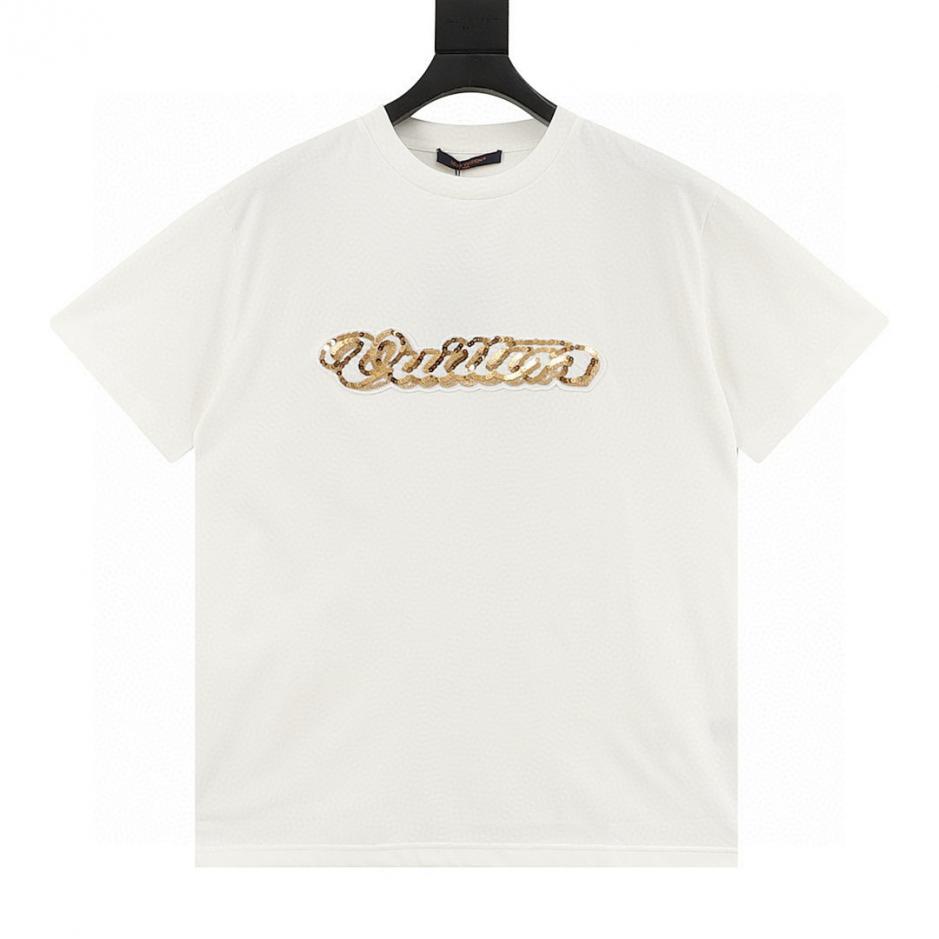 designer,replica,clothing,fake,1:1,lv,luxury,high quality Louis Vuitton sequined letter embroidered short-sleeved T-shirt (OD0C) designer,replica,clothing,fake,1:1,lv,luxury,high quality Louis Vuitton sequined letter embroidered short-sleeved T-shirt (OD0C)