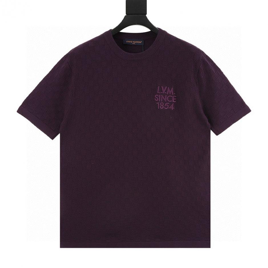 designer,replica,clothing,fake,1:1,lv,luxury,high quality Louis Vuitton short-sleeved shirt with embroidered lettering and subtle checkered jacquard pattern (D6C6) designer,replica,clothing,fake,1:1,lv,luxury,high quality Louis Vuitton short-sleeved shirt with embroidered lettering and subtle checkered jacquard pattern (D6C6)