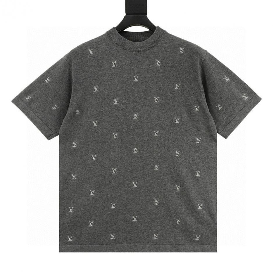designer,replica,clothing,fake,1:1,lv,luxury,high quality Louis Vuitton embroidered letter knit short-sleeved T-shirt (21B3) designer,replica,clothing,fake,1:1,lv,luxury,high quality Louis Vuitton embroidered letter knit short-sleeved T-shirt (21B3)