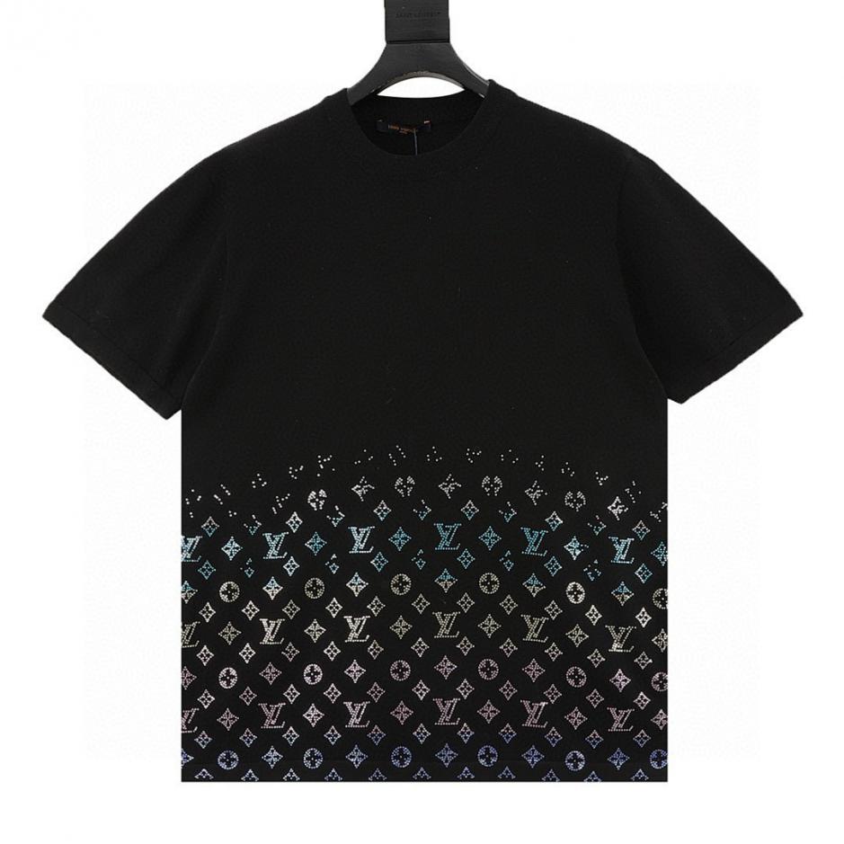 designer,replica,clothing,fake,1:1,lv,luxury,high quality Louis Vuitton monogram gradient wool short-sleeved shirt with rhinestones (1930) designer,replica,clothing,fake,1:1,lv,luxury,high quality Louis Vuitton monogram gradient wool short-sleeved shirt with rhinestones (1930)