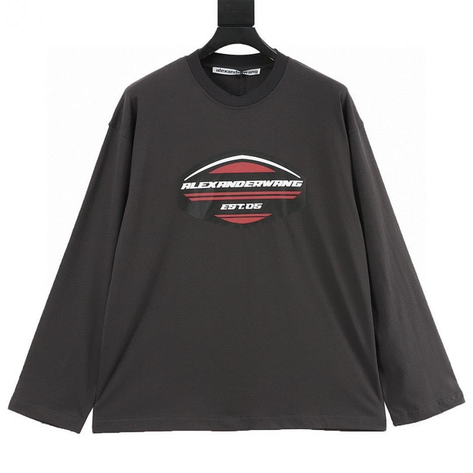designer,replica,clothing,fake,1:1,lv,luxury,high quality Alexander Wang 2026 New Shield Pattern Letter Print Long-Sleeve T-Shirt (D663) designer,replica,clothing,fake,1:1,lv,luxury,high quality Alexander Wang 2026 New Shield Pattern Letter Print Long-Sleeve T-Shirt (D663)