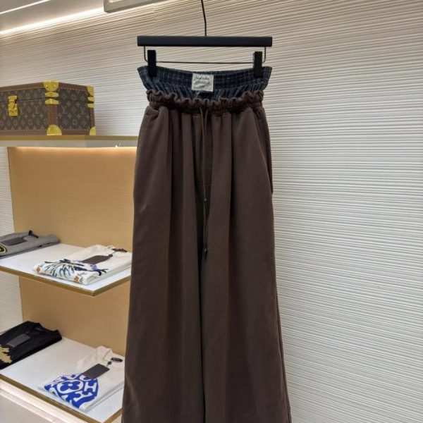 designer,replica,clothing,fake,1:1,lv,luxury,high quality Acne Studios Faux Two-Piece Logo Pants (Y86VC)
