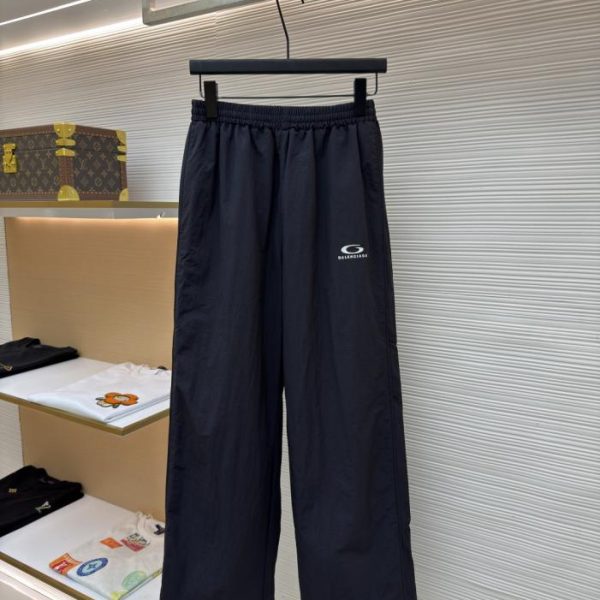 designer,replica,clothing,fake,1:1,lv,luxury,high quality Balenciaga Elastic Waist Straight Leg Casual Trousers (8IZA0)