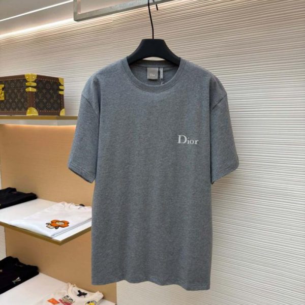designer,replica,clothing,fake,1:1,lv,luxury,high quality Dior logo crew neck short-sleeved shirt (Q6MCE)
